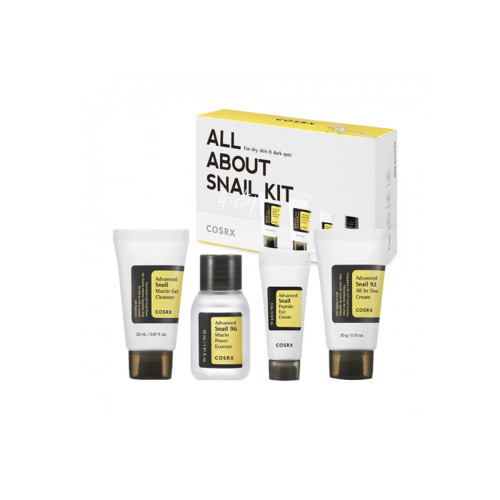 کیت ترمیم کننده پوست مسافرتی حلزون کوزارکس ( Cosrx Snail Moisturizing Kit all about snail )