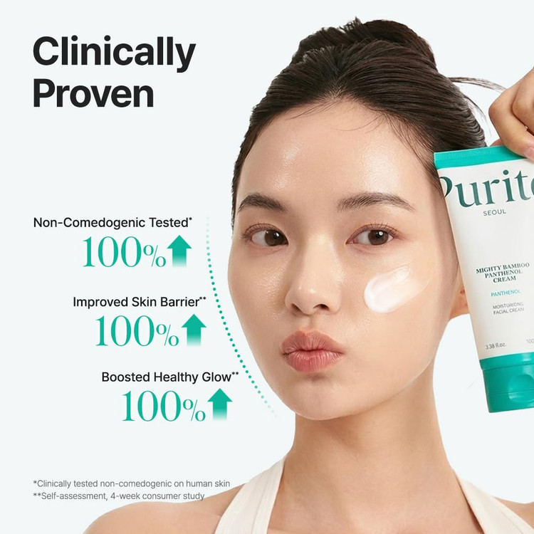 مرطوبکننده قوی بامبو و پنتنول پیوریتو 100 میل Purito Mighty Bamboo Panthenol Cream